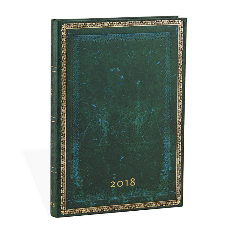 2018 Paperblanks Day-At-A-Time Midi Viridian