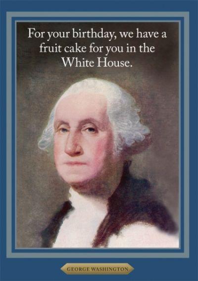 Õnnitluskaart George Washington