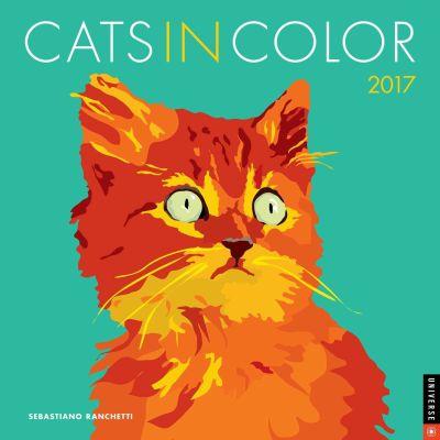 2017 Wall Calendar: Cats in Colour