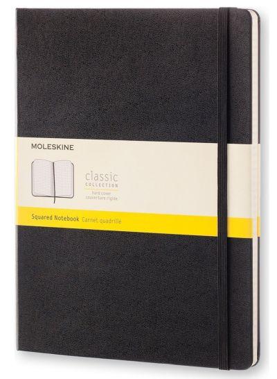 Moleskine Notebook Xlarge Squared Black Hard Cover