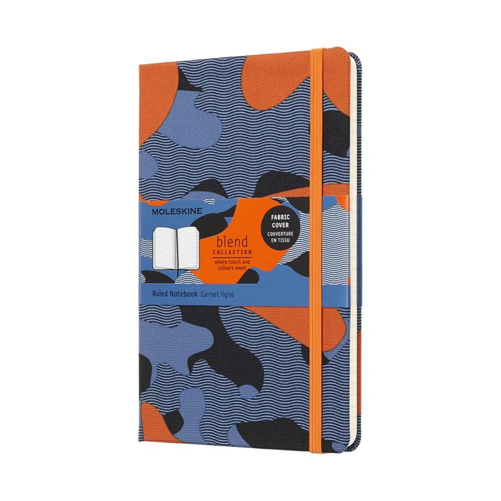 Moleskine Limited Collection Notebook Blend 18 LarGE RULED CAMOUFLAGE ORANGE