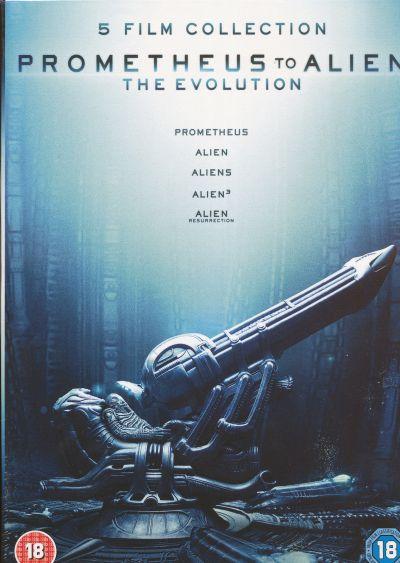 PROMETHEUS TO ALIEN: THE EVOLUTION COLLECTION (2012) 5DVD
