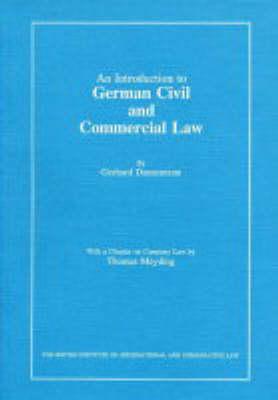 Introduction to German Civil and Commercial Law