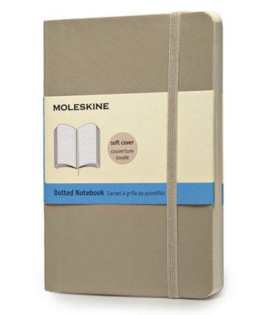 Moleskine Pocket Dotted Khaki Beige Soft