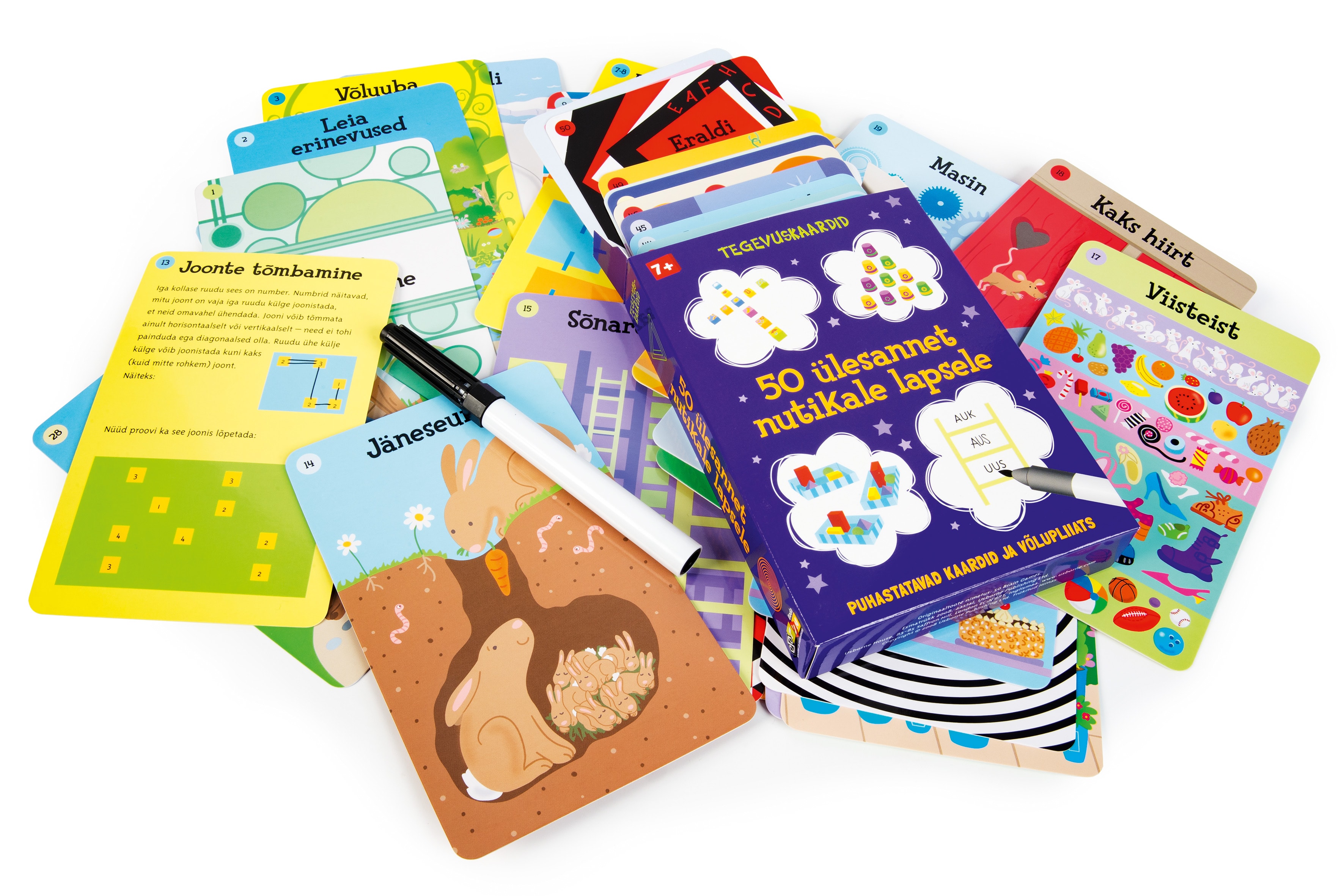 TEGEVUSKAARDID 50 ÜLESANNET NUTIKALE LAPSELE