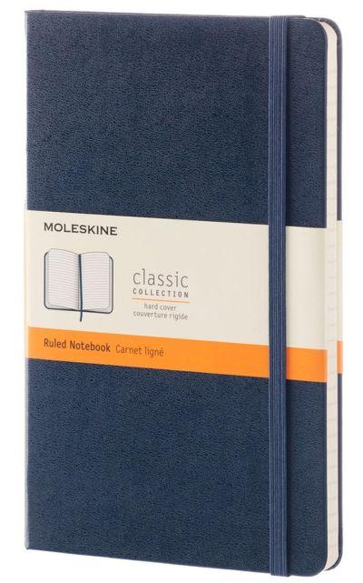 Moleskine Notebook Large Ruled, Sapphire BlueD COVER