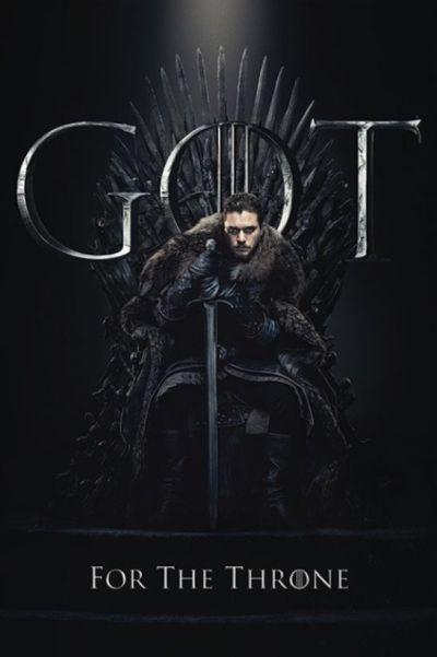POSTER GAME OF THRONES (JON FOR THE THRONE), MAXI