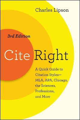 Cite Right, Third Edition