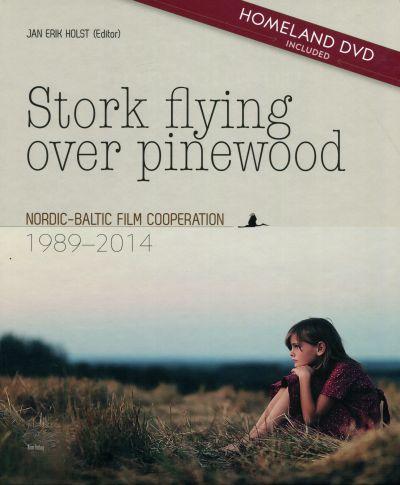 Stork Flying Over Pinewood
