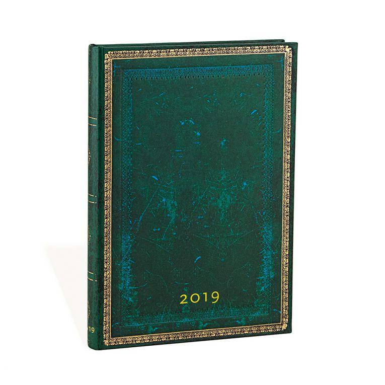 2019 Paperblanks Day-At-A-Time Midi Viridian