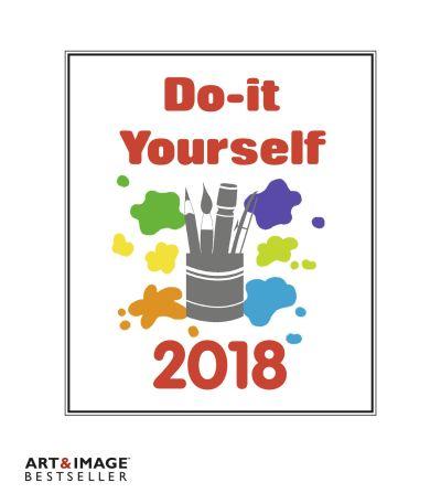 WALL CALENDAR 2018: DO-IT-YOURSELF WHITE SMALL