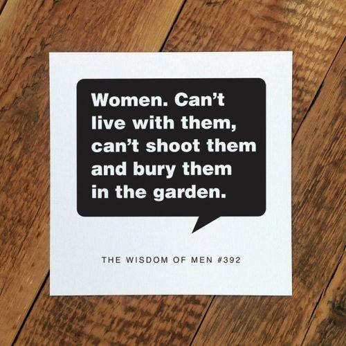 Õnnitluskaart Wisdom of Men - Women