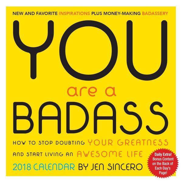 2018 Day-To-Day Calendar: You Are a Badass