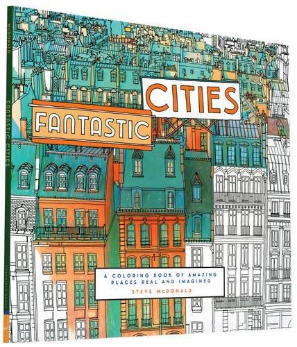 Fantastic Cities Colouring Book