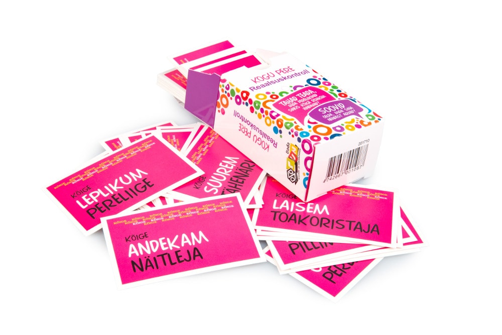 SELTSKONNAMÄNG KOGU PERE REAALSUSKONTROLL