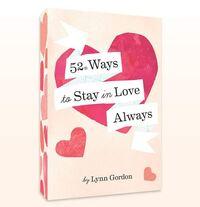Tegevuskaardid 52 Ways to Stay in Love Always